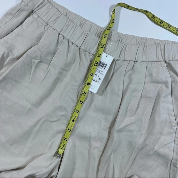 New Eileen Fisher Soft Twill Pleated Tapered Pant - Picture 7 of 10